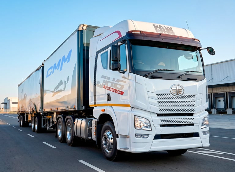 tractocamiones faw trucks quinta rueda de carga pesada como el jh6