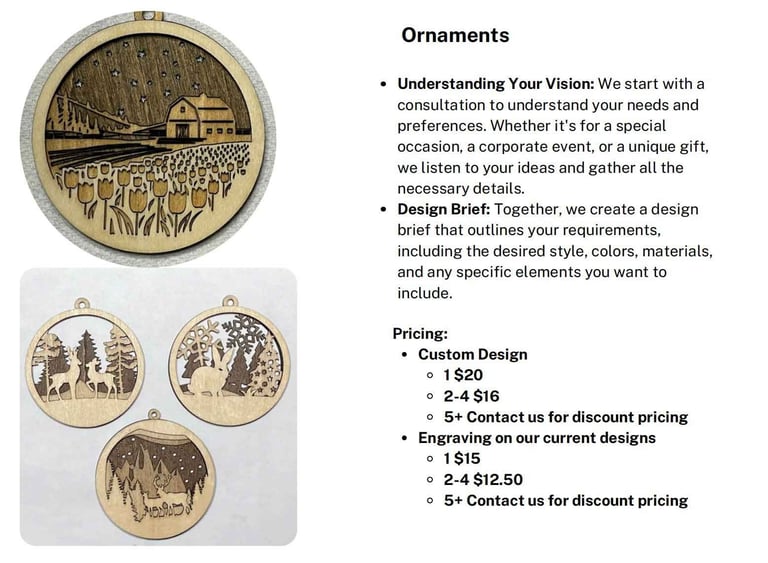Ornament pricing