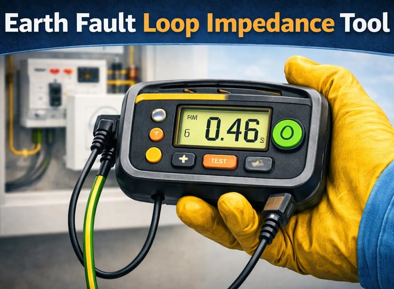 Which is the Earth Fault Loop Impedance Tool United Kingdom