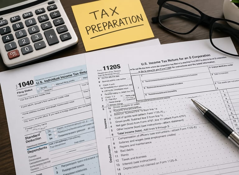 Personal and business tax preparation sandy utah
