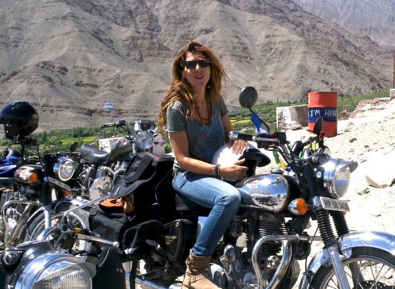 Royal Enfield motorcycle tour in Ladakh