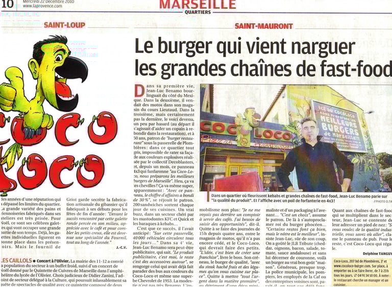 Les meilleurs burgers marseille