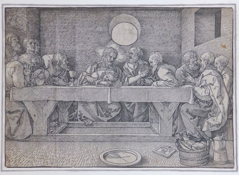 Woodcut print by Albrecht Durer (1471-1528).