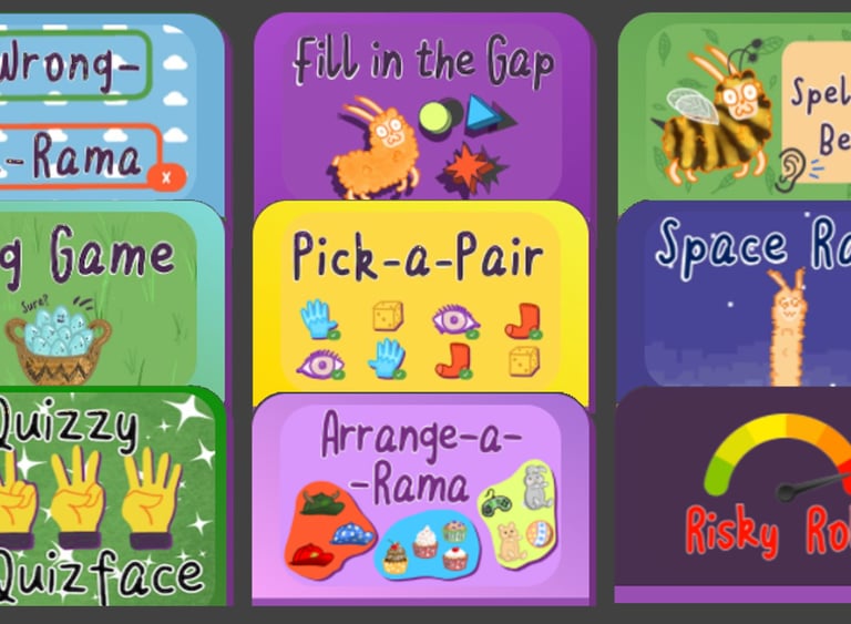 montage of all our game banners