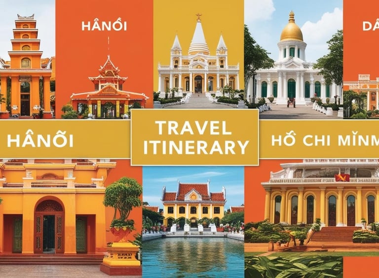 Hanoi - Danang - Ho Chi Minh