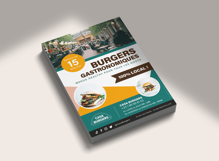 Flyer "Casa Burgers"