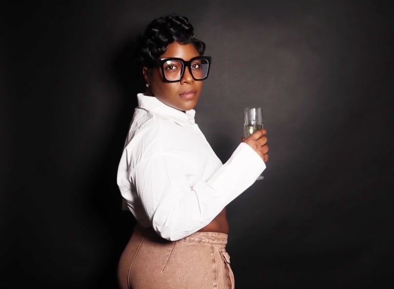 elegant black woman