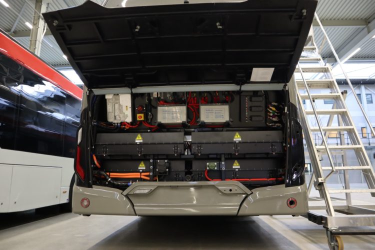 Post conversion EV vehicle with high voltage battery packs