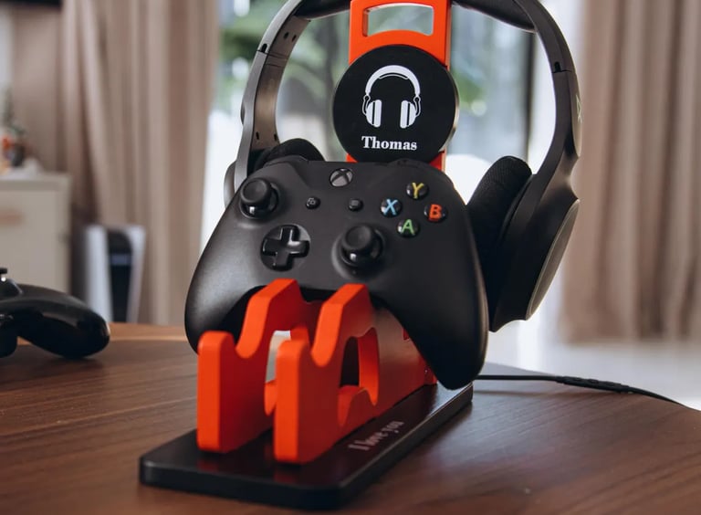 a gaming controller controller and a controller in a room