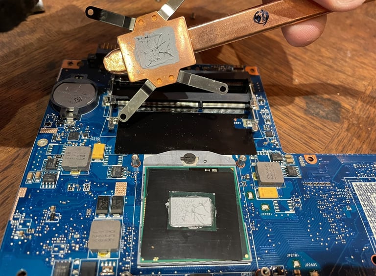 Remplacement pâte thermique