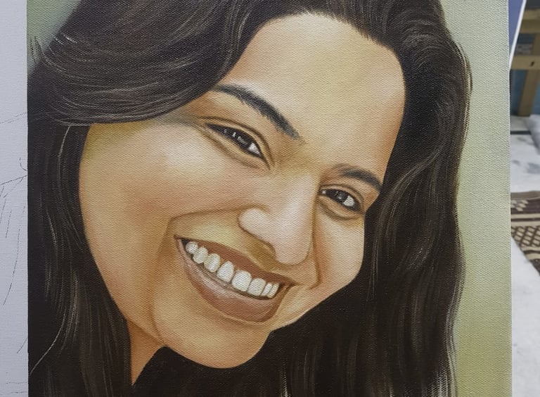 custom oil painting made by oil painting painter 