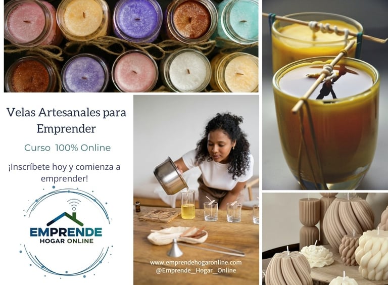 Velas Artesanales para Emprender Hogar Online 5