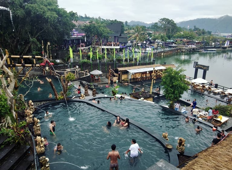 Natural Hot Spring at Batur