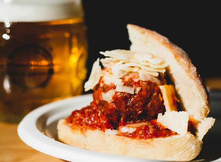 Meatball Marinara Catering Meal