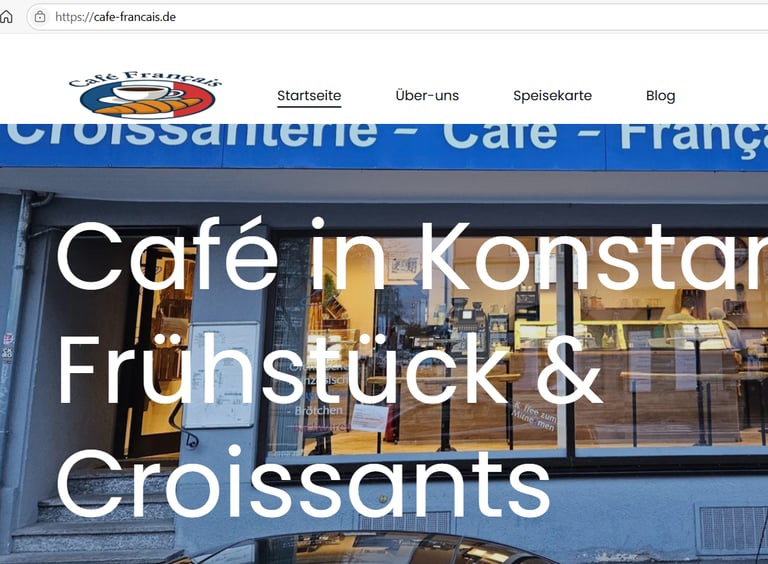 Cafe in Konstanz, Cafe Francais.de
