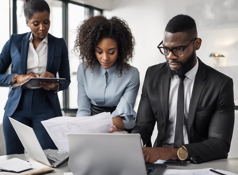 person holding pencil near laptop computer