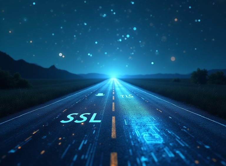 a road with a road sign that says ssl