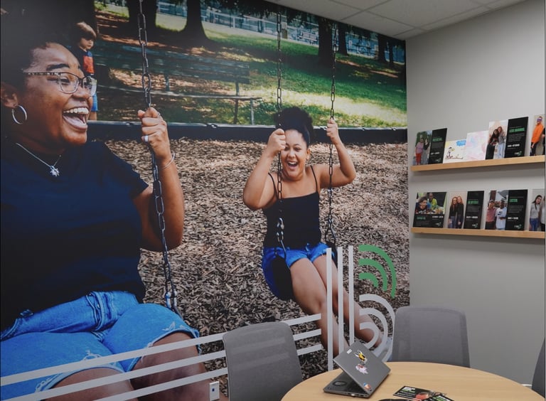 Big Brothers Big Sisters Environmental Graphic Wall