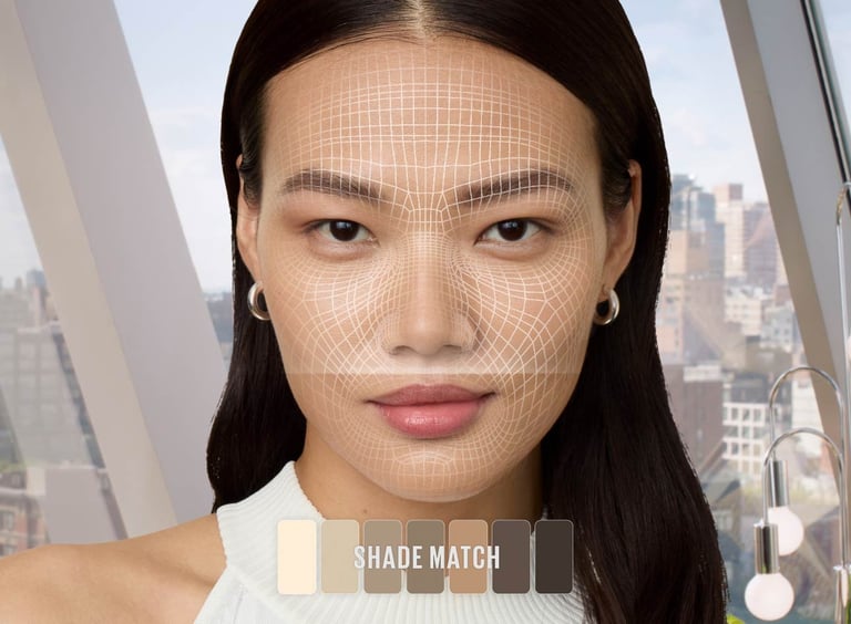 a woman with a face mask and a face mask