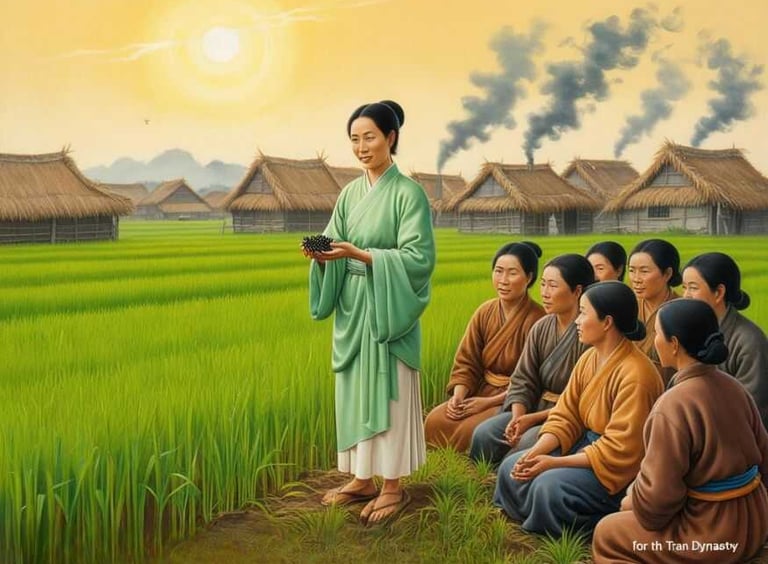 Đặng Thị Loan Dạy Dân Làng Trồng Dâu