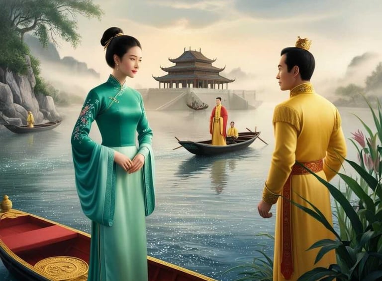 Nguyệt Ảnh Gặp Vua Trần Anh Tông