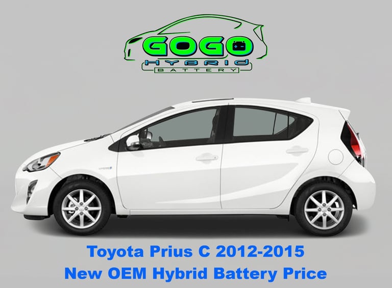 toyota prius c 2012 2013 2014 2015 new oem hybrid battery GoGoHybridBattery.com 