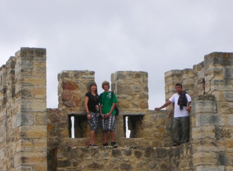 Health Vibes - Conquer my fear of heights at St. George Castle 4 stories up on a ledge