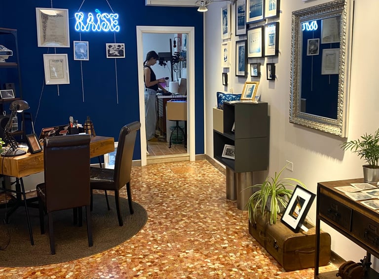 Obra terminada de diseño de interiores y gestión de proyecto en Venecia, Italia.