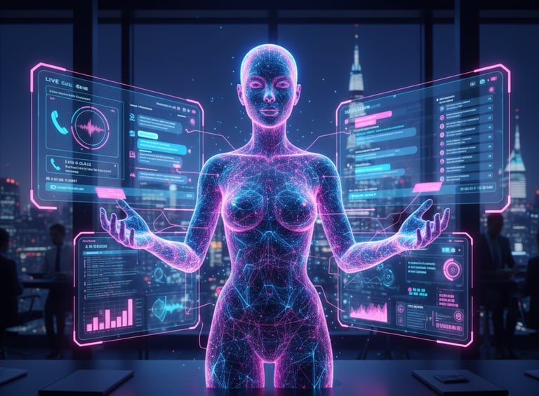 AI customer service tools providing fast, personalized support.