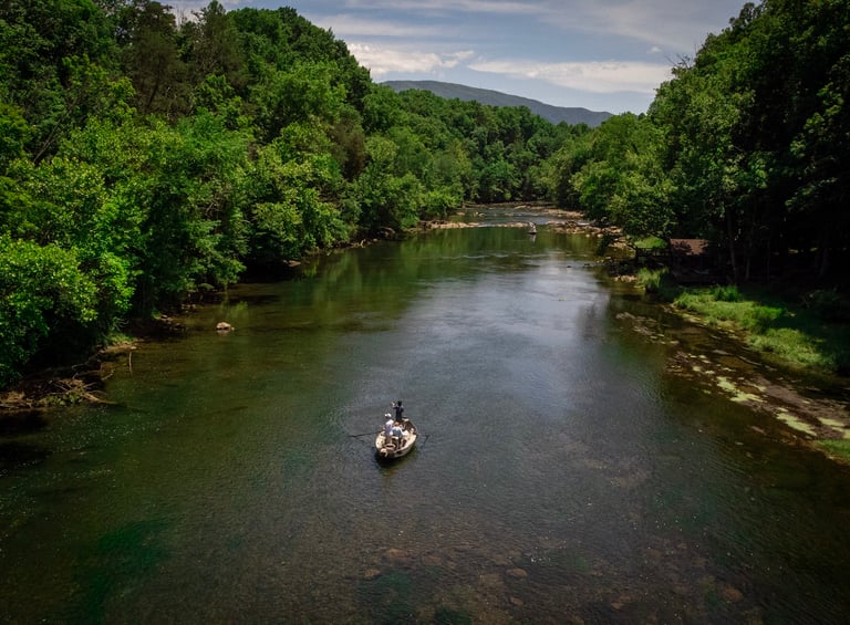 June on the South Holston River in Tennessee.
