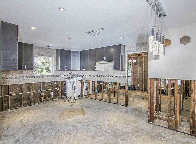 Flooded home mitigation
