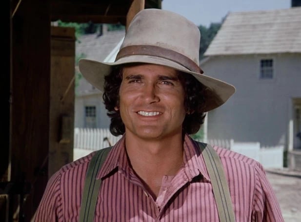 Michael Landon as Charles Ingalls from Little House on the Prairie