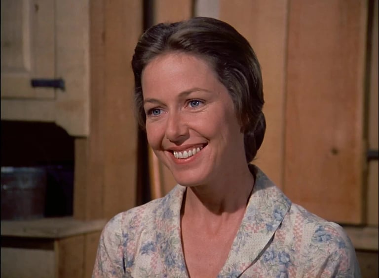 Karen Grassle as Caroline Ingalls from Little House on the Prairie