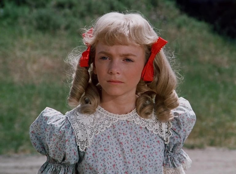 Alison Arngrim in Little House on the Prairie