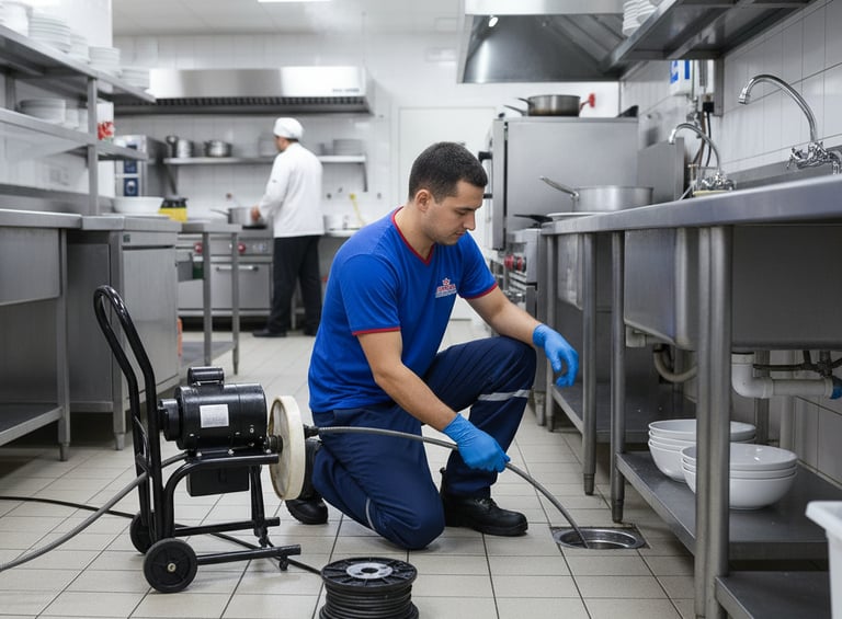 desentupimento de ralo em cozinha