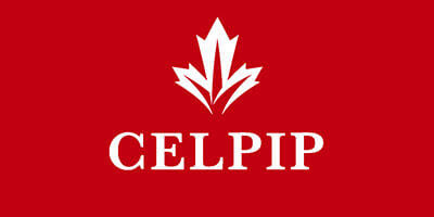 a cell phone with the celpip logo on it