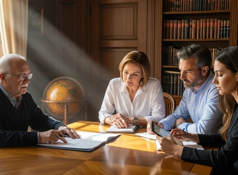 Consultoria jurídica para organização do patrimônio familiar