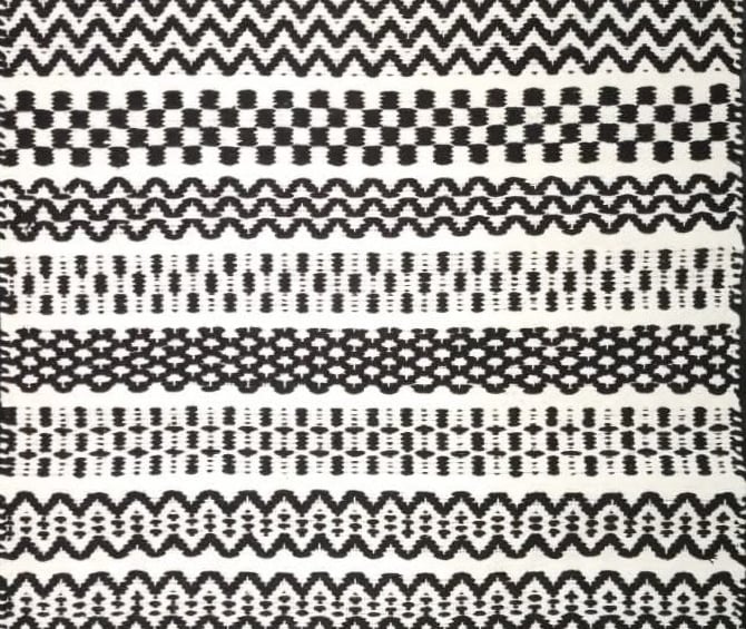 Handwoven Flatweave Rug made of 100% Wool