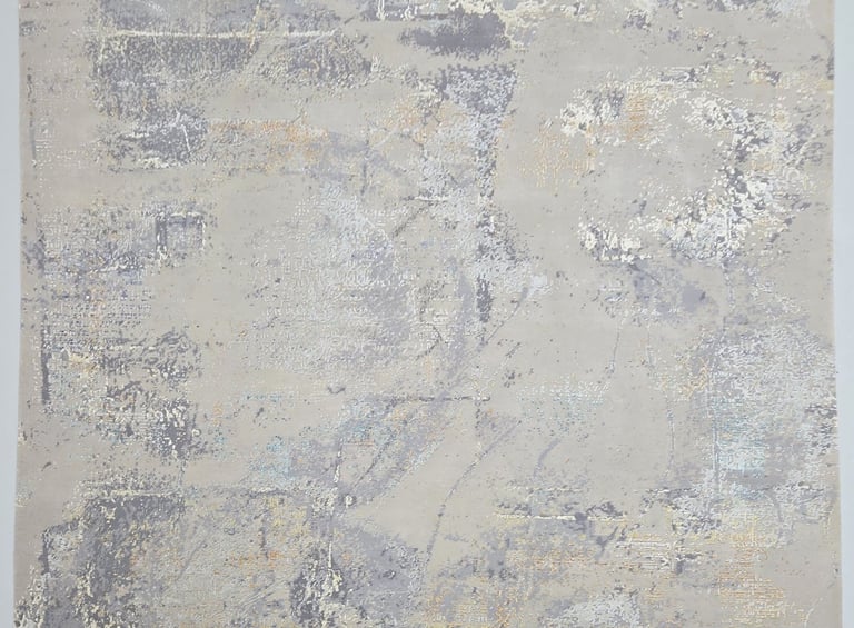 Handknotted (90 KPI) Rug made of Wool & Botanical Silk