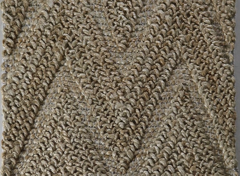 Handwoven Flatweave Rug made of 100% Jute