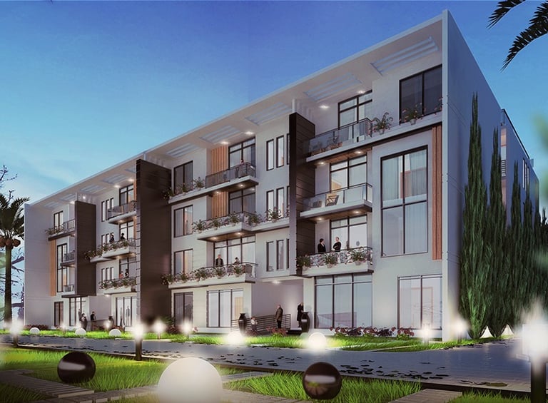 اجمل تصاميم واجهات العمارات السكنية