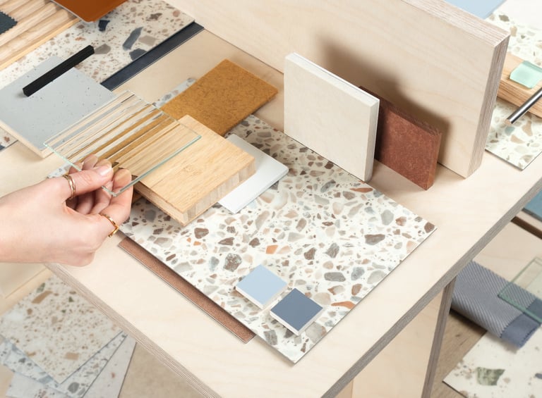 Lengvas apdailos medžiagų pasirinkimas