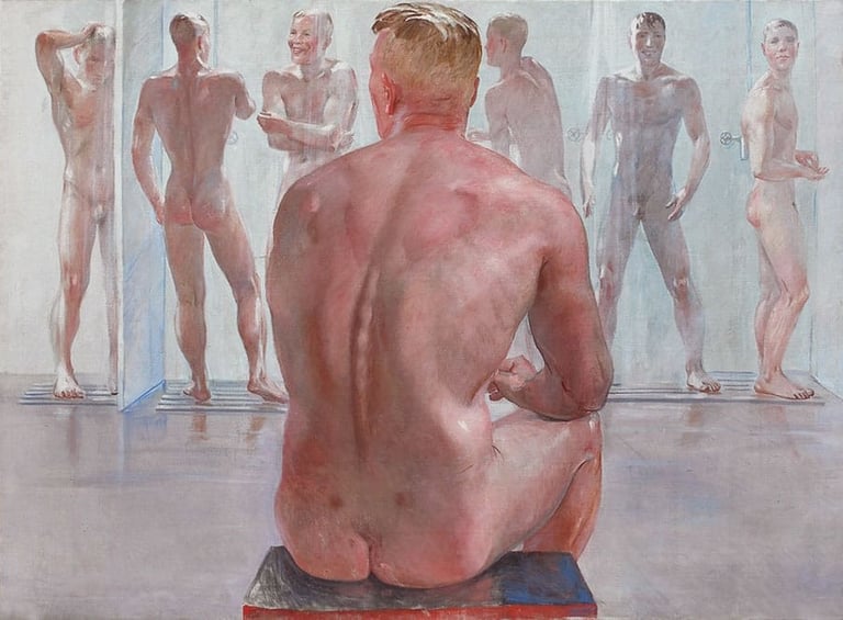 Aleksandr Deyneka, After the Battle (1944)