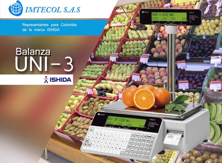 Balanza, etiquetadora MARCA SIHIDA modelo UNI-3
