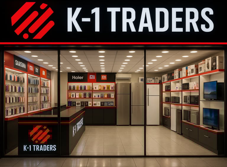 Buy Mobiles, Electronics & Appliances on Installments – K-1 Traders Pakistan