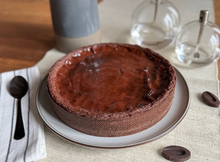 Flan pâtissier au chocolat