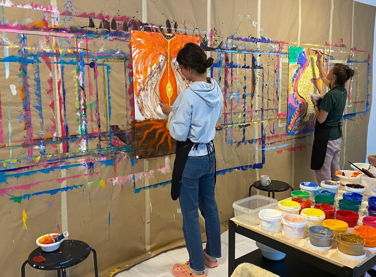 Kreativer Lichtraum Ausdrucksmalen Ludwigstheater