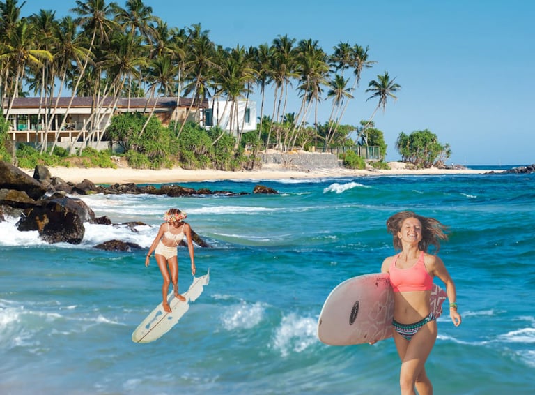Beachfront Hotels at Galle Sri Lanka