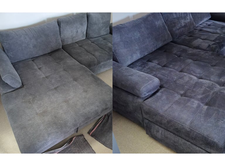 avant apres nettoyage canapé