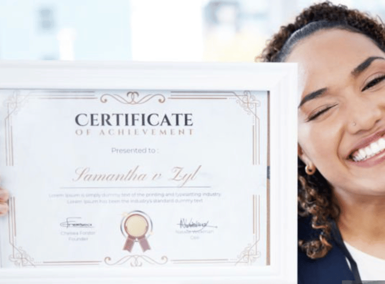 Student got certificate